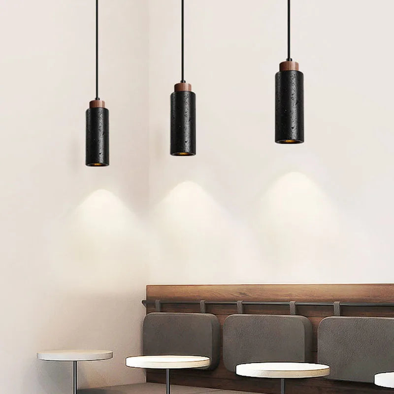 Suspension cylindrique led minimaliste nordique
