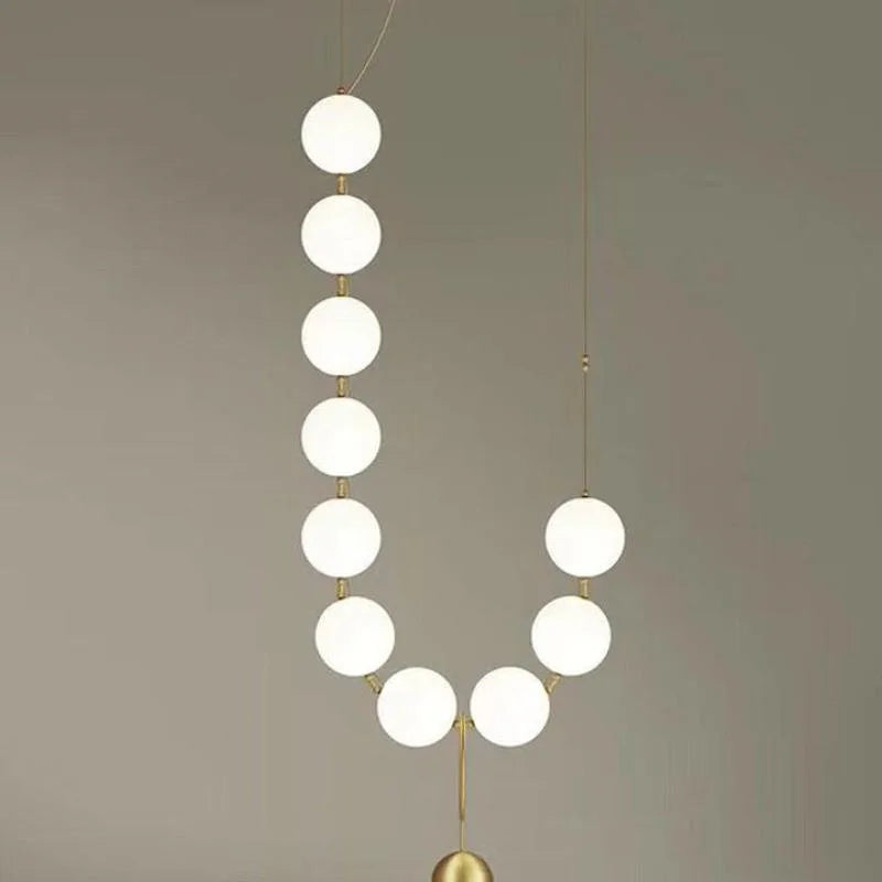 lustre italie designer cc 10 boules de verre led