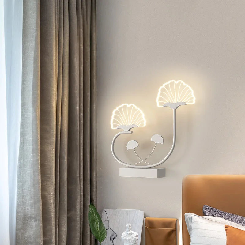 applique murale led spectre complet protection yeux tricolore feuilles créative