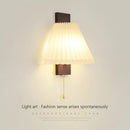Applique murale nordique bois LED déco maison