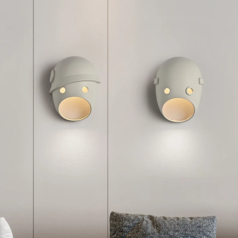 applique murale led créative nordique pour hôtel et allée