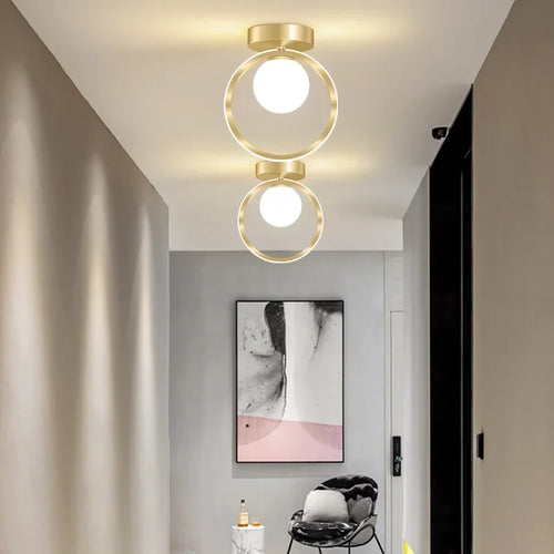 led verre white plafonnier decor chambre salon escalier balcon