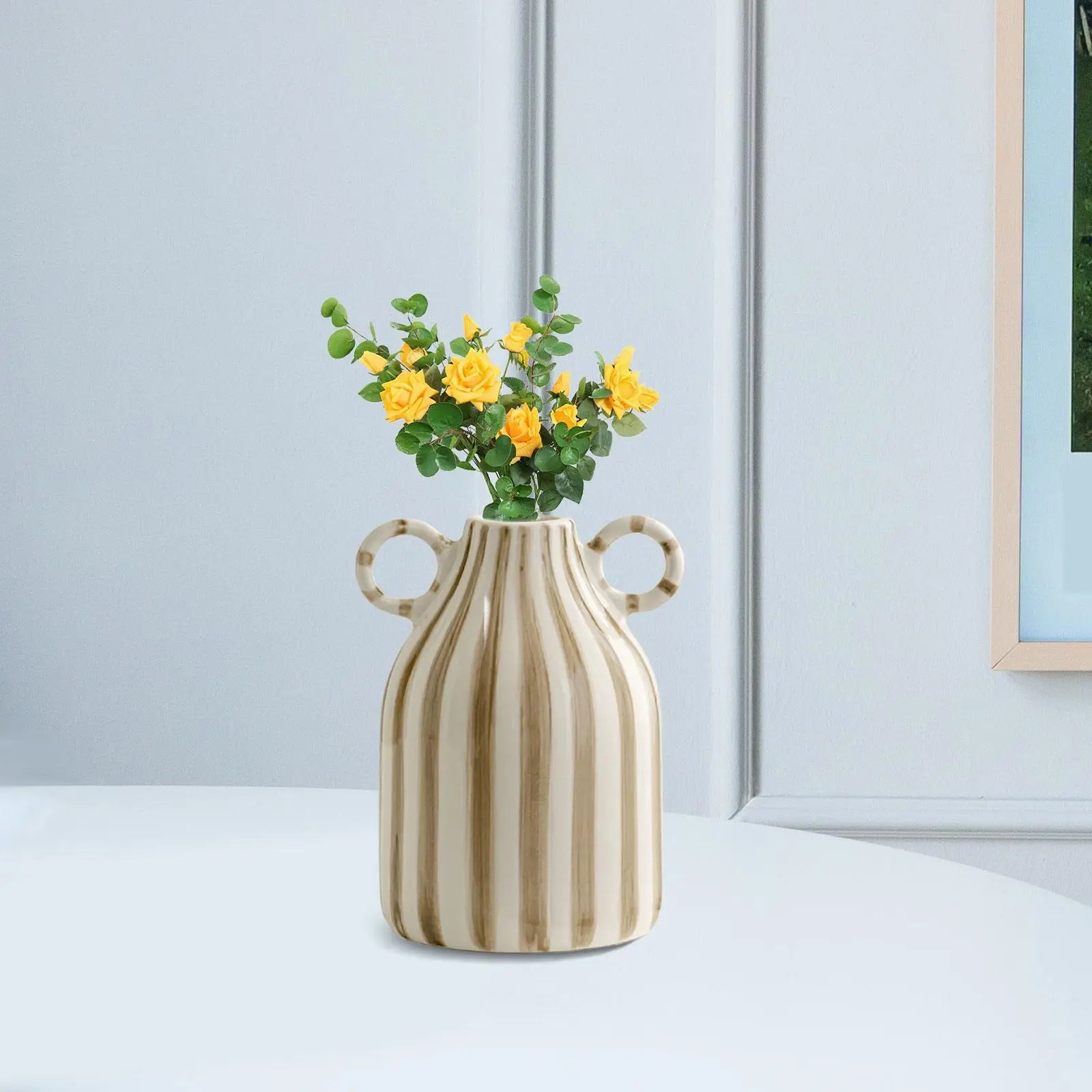 vase décoratif nordique boho pour fleurs et décoration - vue 11 sur 10