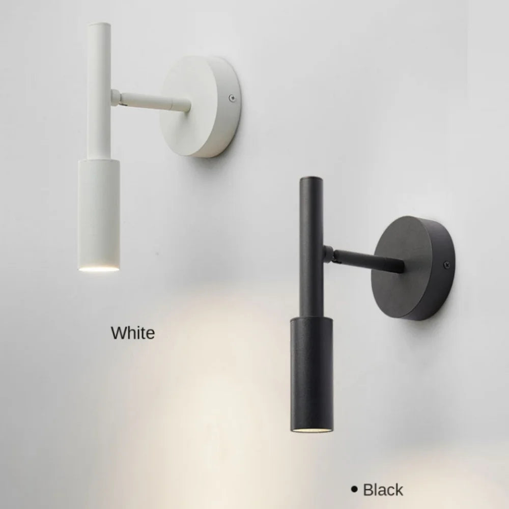 Applique murale LED lampe lampe de lecture pour chambre hôtel nuit livre lampe réglable Rotaion applique murale LED projecteur minimaliste - vue 4 sur 8