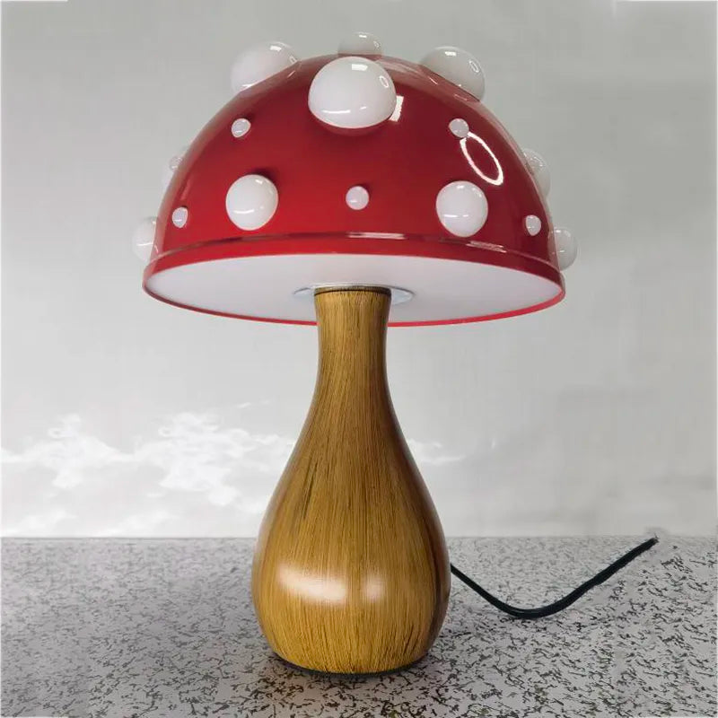 Lampe champignon Amanita tricolore LED USB - vue 7 sur 8