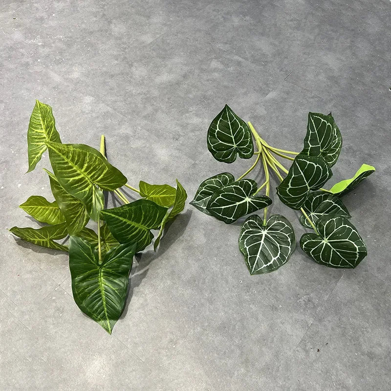 plantes artificielles feuillage de palmier décoration florale pour commerces