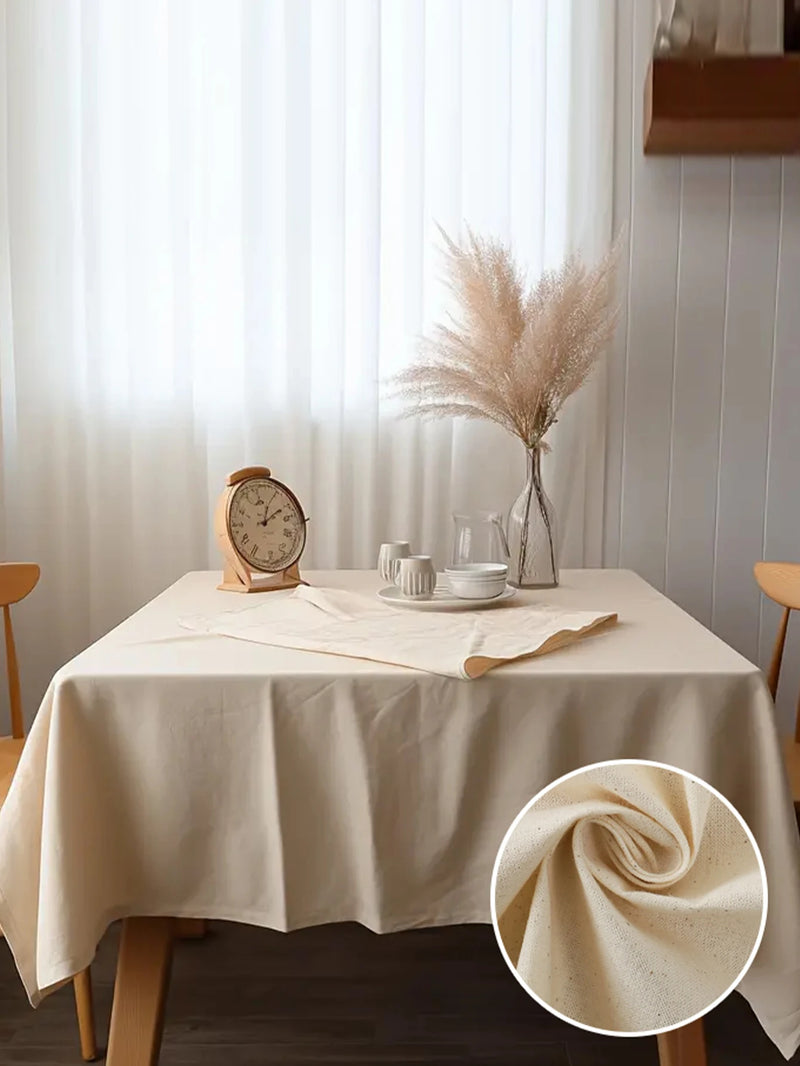 Nappe style campagne nordique tissu polyester pour table