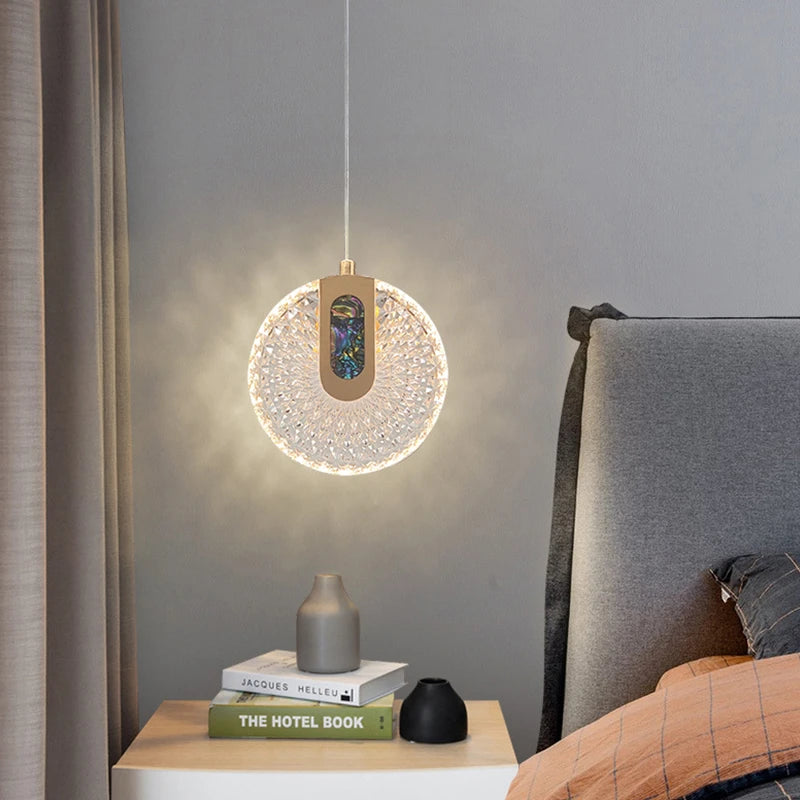 lustre moderne simple de luxe à tête unique