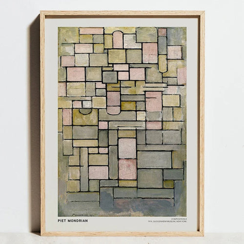 affiches géométriques bauhaus art mural abstrait minimaliste décor moderne