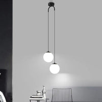 Suspension LED en verre moderne nordique pour salle à manger chambre lustre en or luminaires intérieur Restaurant Bar décor lampe suspendue