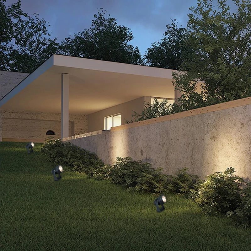 lampe led étanche pour éclairage extérieur jardin et sentier - vue 11 sur 15