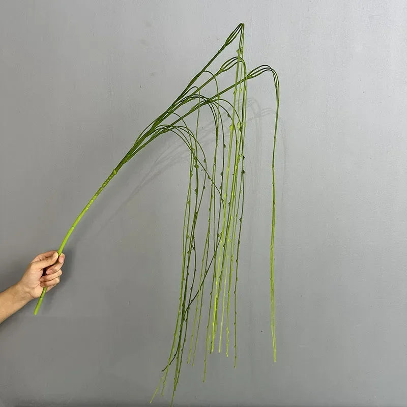 plantes artificielles saule pleureur en plastique pour décoration intérieure