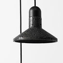 lampe suspendue en pierre réglable avec cordon d'ampoule