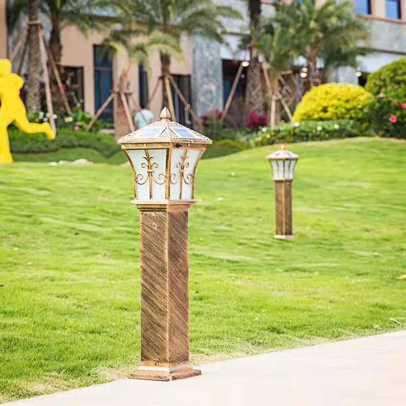 lampe solaire led décorative pour jardin et chemin