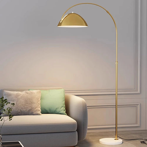 lampadaire led de luxe en marbre de styliste italien