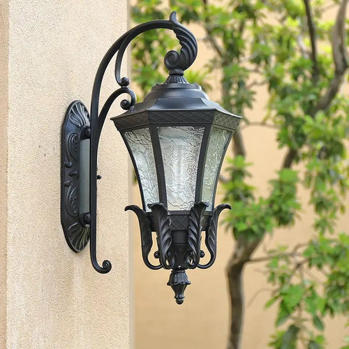 applique murale solaire étanche antirouille rétro europe pour jardin