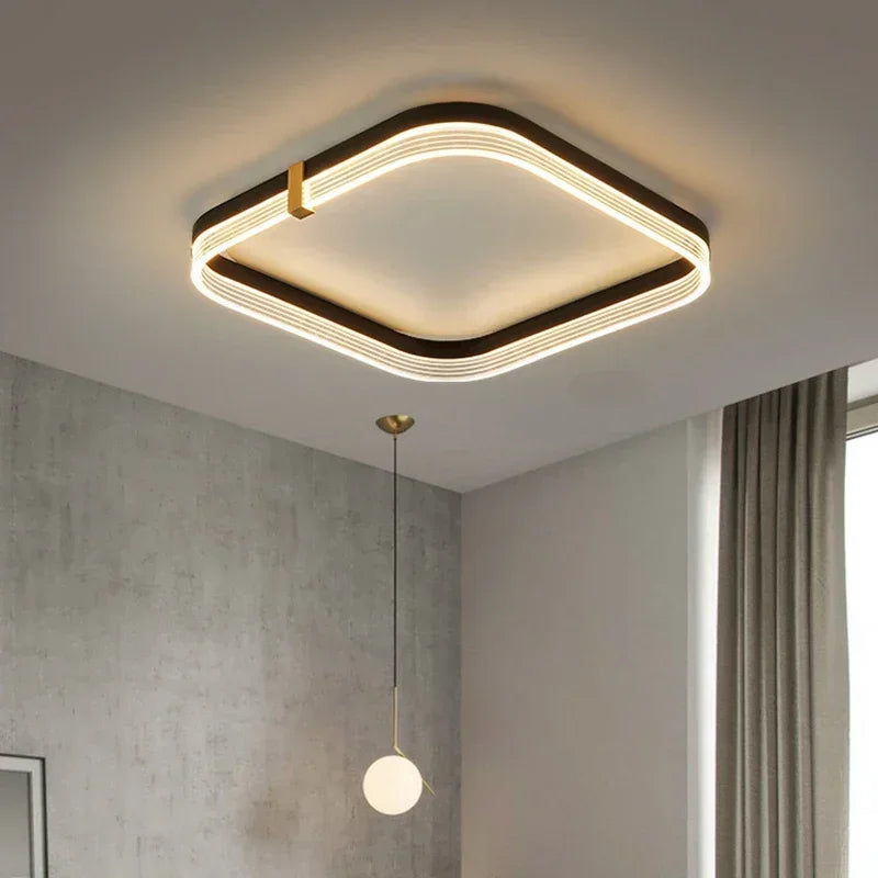 lustre moderne à leds pour intérieur décoration maison - vue 6 sur 21