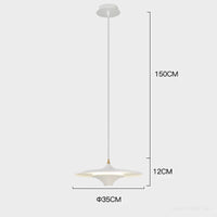 suspension design simple soucoupe volante led intérieur