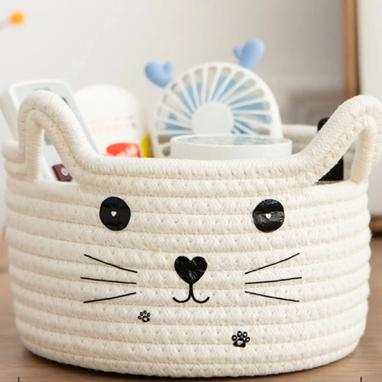 Panier de rangement mignon pour jouets danimaux de compagnie