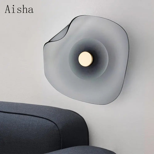 applique murale en verre créative design nordique décoratif minimaliste