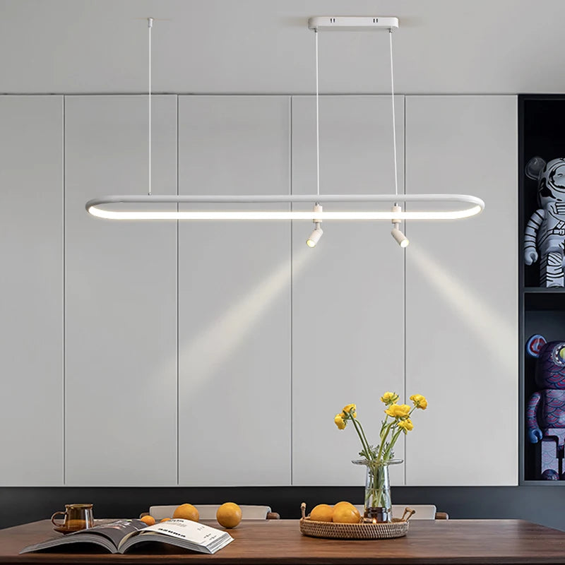 lustre nordique moderne pour décoration de table à manger - vue 6 sur 12
