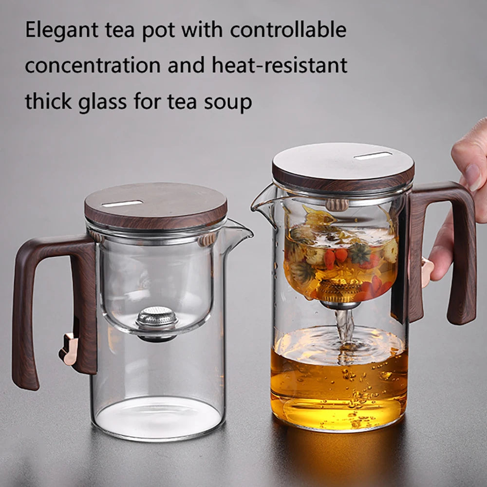 Théière en verre avec infuseur filtre magnétique 520ml - vue 2 sur 6