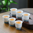 Service a the kung fu porcelaine style chinois