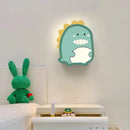 applique murale créative shiba inu dinosaure pour enfants