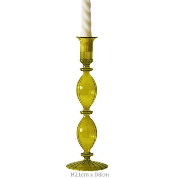 bougeoirs décoratifs en verre pour mariage et décoration intérieure - vue 24 sur 32