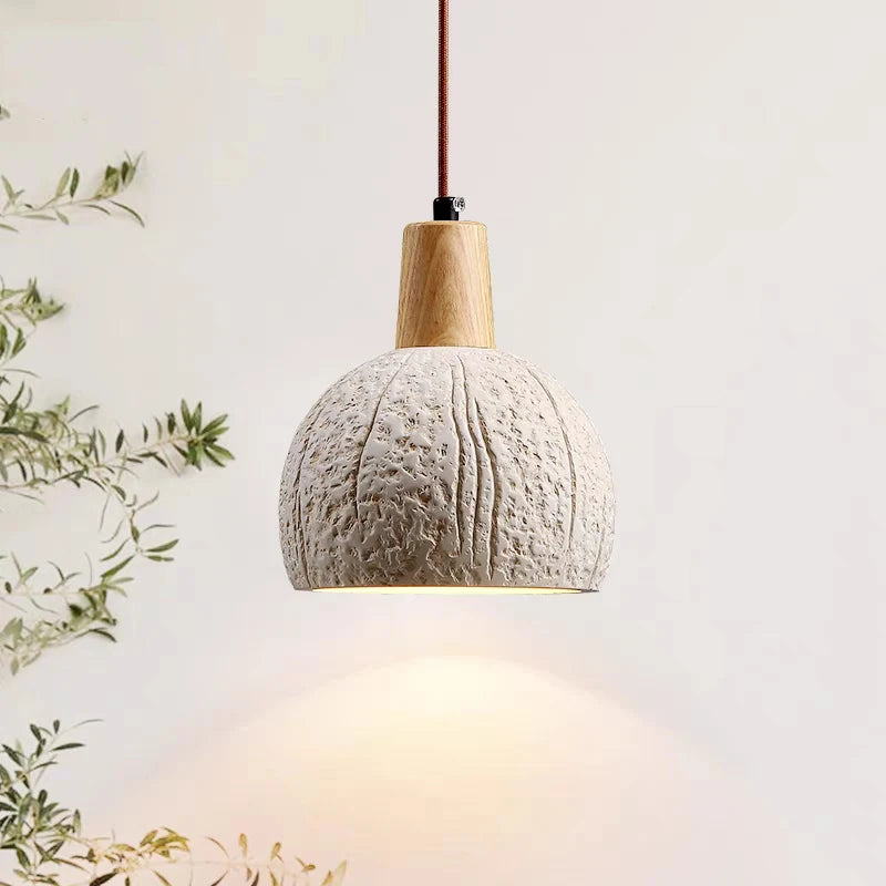 lustre japonais wabi-sabi style nordique pour décoration intérieure - vue 5 sur 7