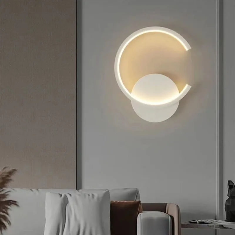 lampe applique murale aluminium minimaliste - vue 4 sur 12