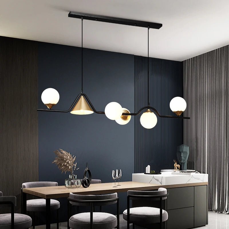 suspension moderne minimaliste pour bar et comptoir - vue 5 sur 9