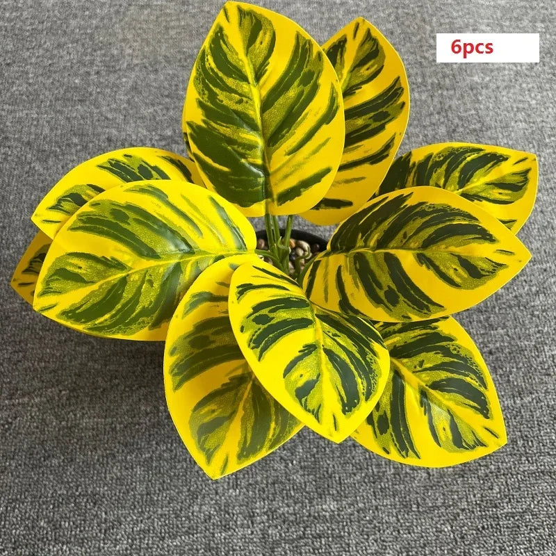 feuilles de phénix artificielles décoration verte en plastique - vue 14 sur 40