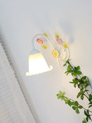 applique murale moderne fleurs pour décoration lumineuse chaleureuse