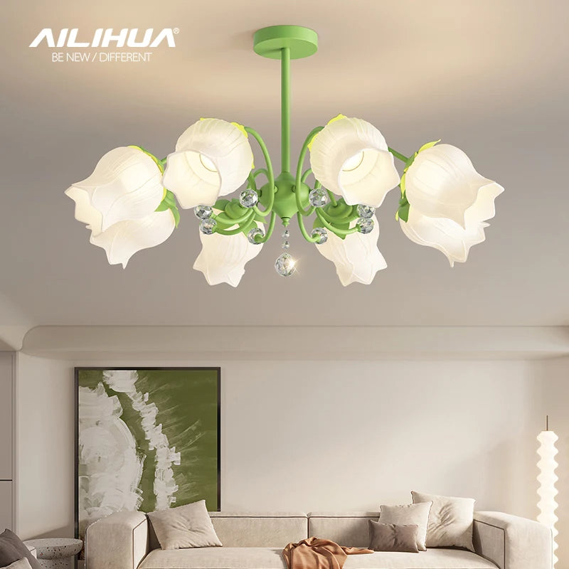 Lustre rétro américaine jardin moderne nordique - vue 4 sur 12