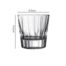 verre whisky cocktail 200 ml rayures verticales design
