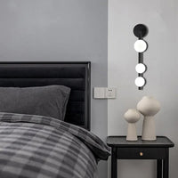 applique murale LED en verre blanc maison salon applique or/noir boutique G9 ampoule chambre applique murale Luminaire