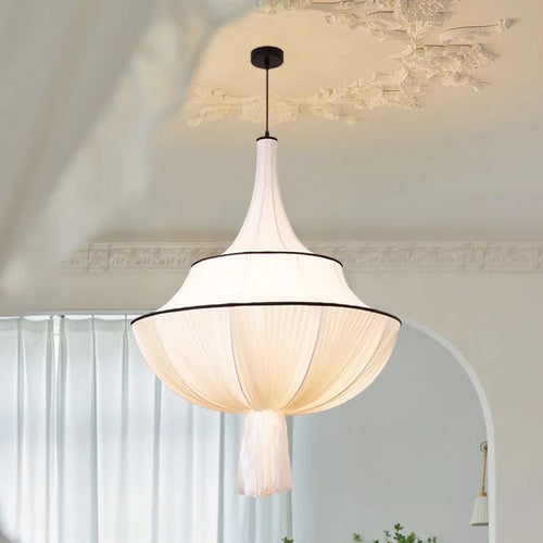 Suspension médiévale française en tissu