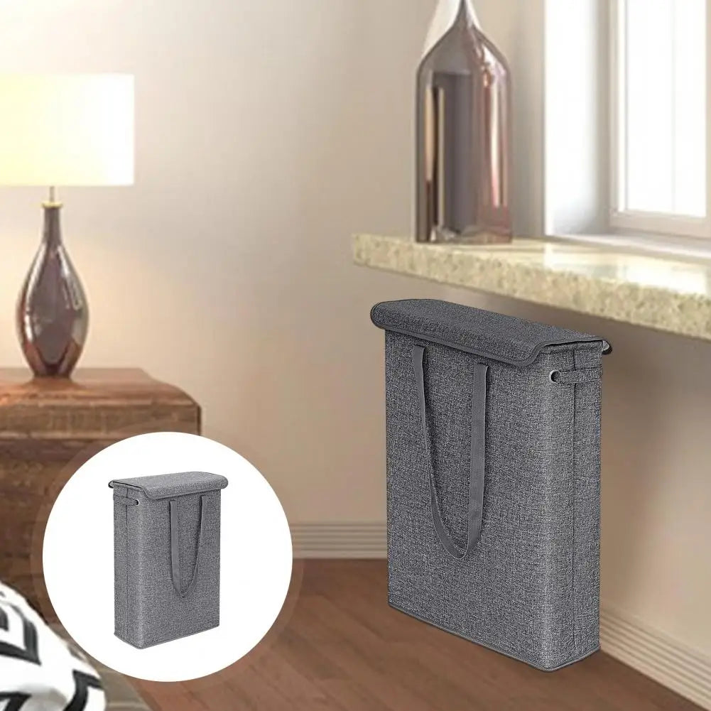 panier à linge sale avec poignées amovibles pratique et élégant - vue 5 sur 8