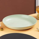 Ensemble 4 assiettes creuses plastique motif blé legeres
