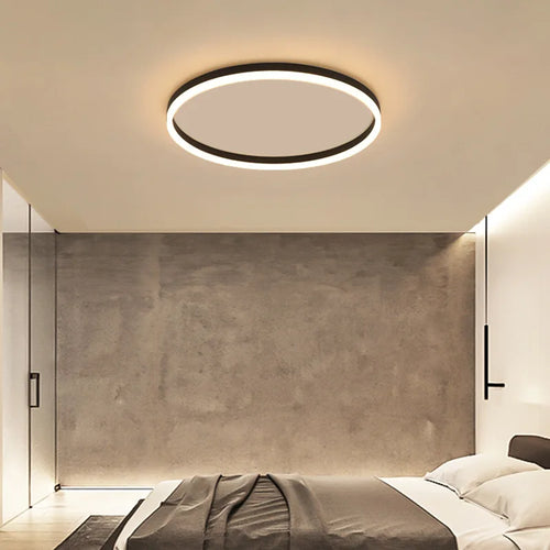 plafonnier led ultra fin design nordique moderne décoratif d'intérieur