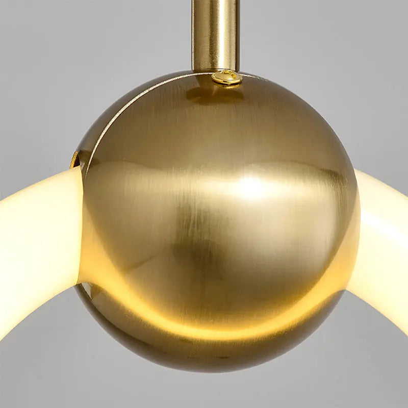 Nordique Led anneau suspension lumières luxe cercle suspension lampe salle à manger cuisine île chambre noir or lustre décor luminaire - vue 7 sur 21