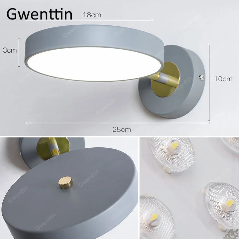 applique murale led moderne pour un éclairage décoratif intérieur - vue 4 sur 11