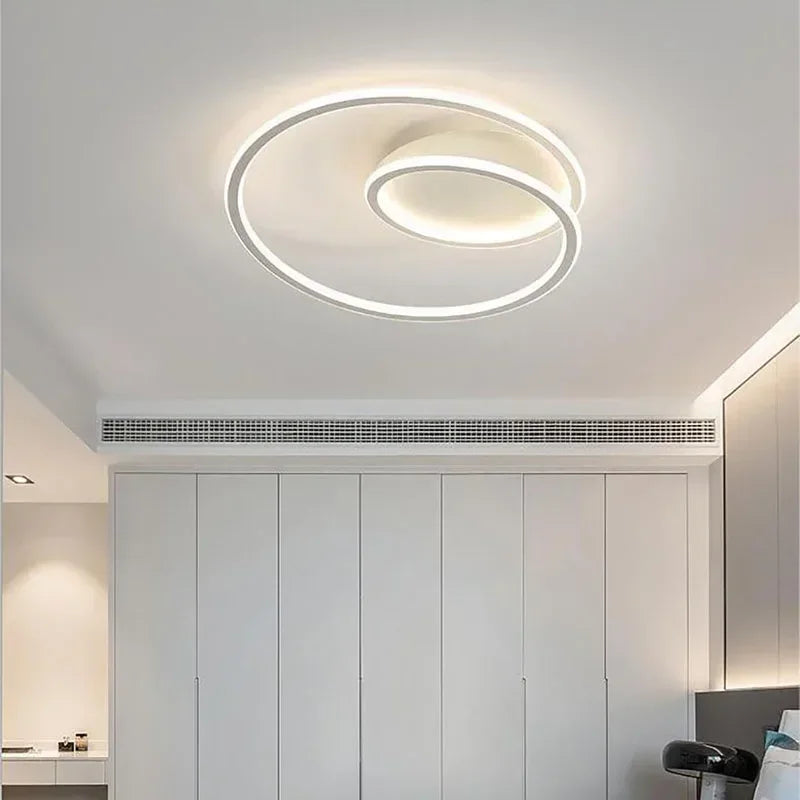 plafonnier led moderne pour décoration intérieure et ambiance chaleureuse - vue 5 sur 20