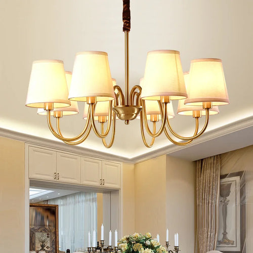 plafonnier led en cuivre design nordique moderne et luxueux