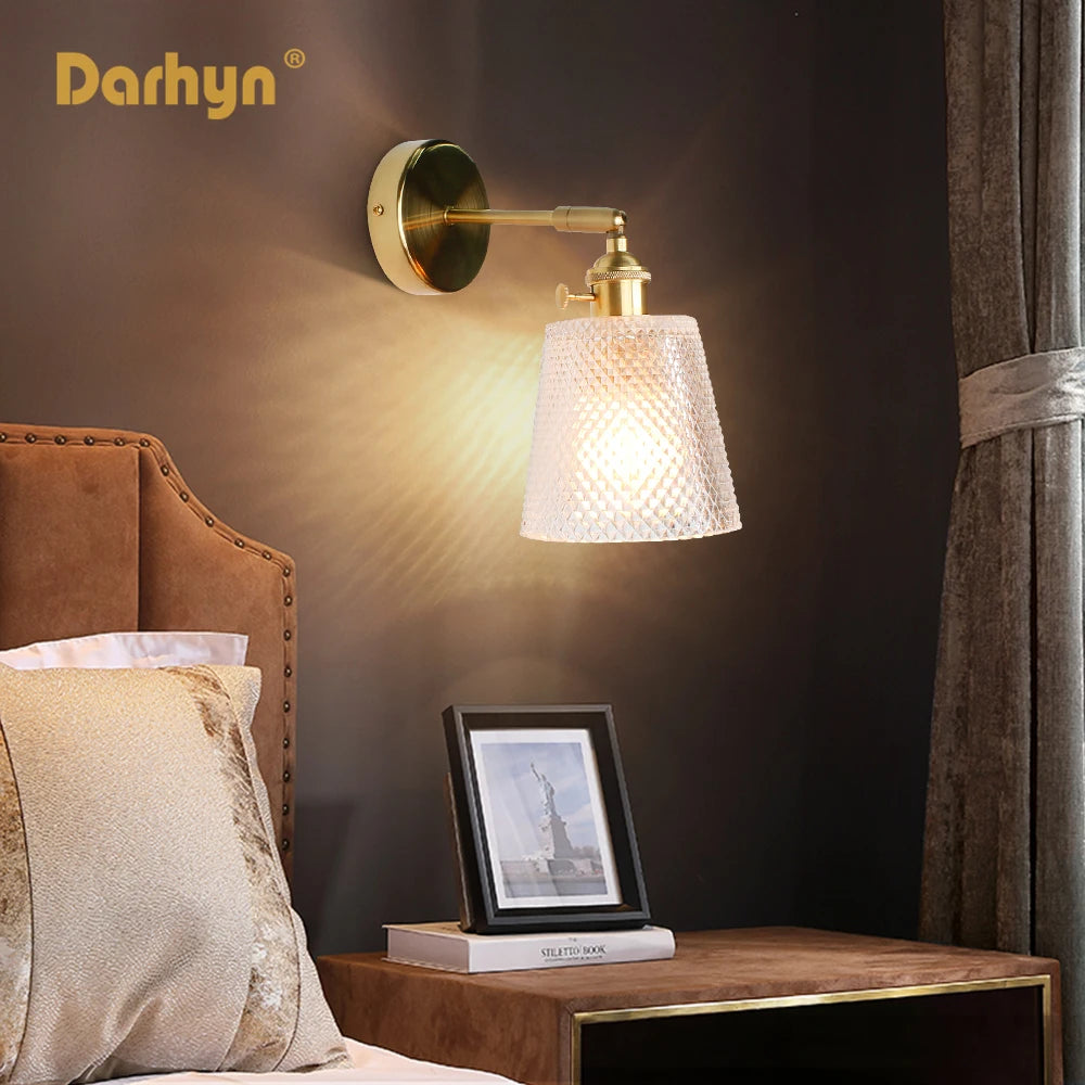 Applique murale led cuivre rotatif chambre salle étude 90-260v - vue 4 sur 9