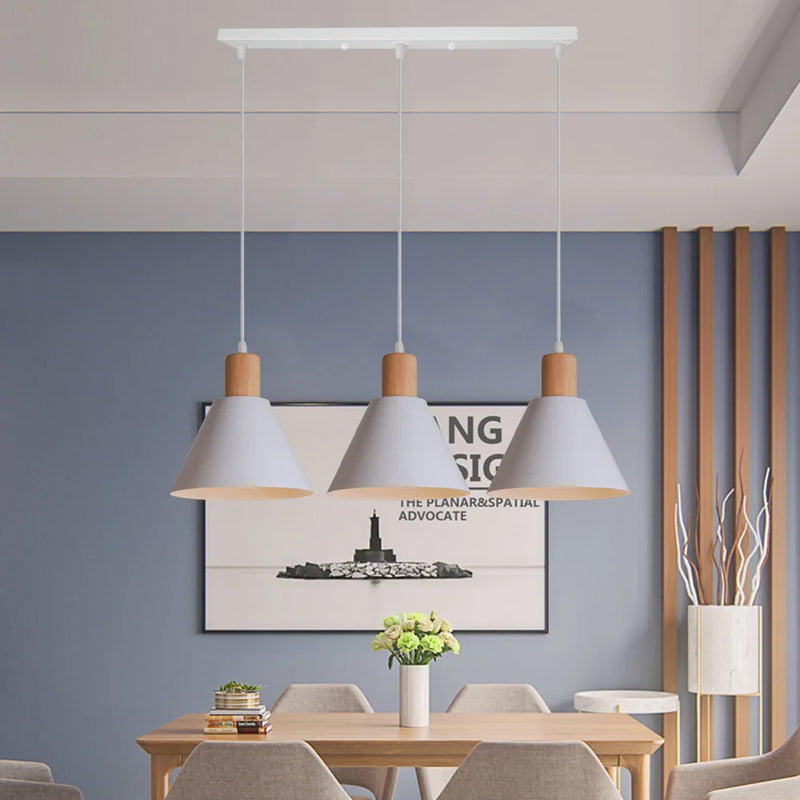 simple suspension led moderne pour décoration industrielle