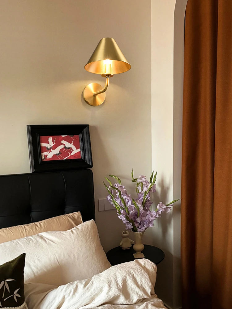 applique murale en cuivre antirouille design minimaliste pour intérieur moderne