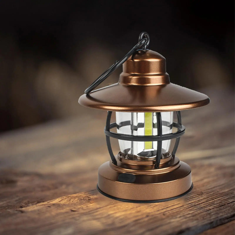 lanterne de camping rétro lampe à piles pour intérieur et extérieur