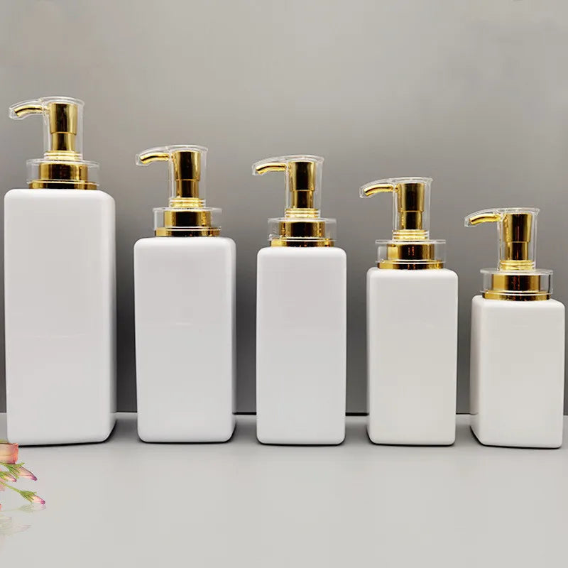lot de flacons à pompe pour cosmétiques voyage 300 à 750 ml